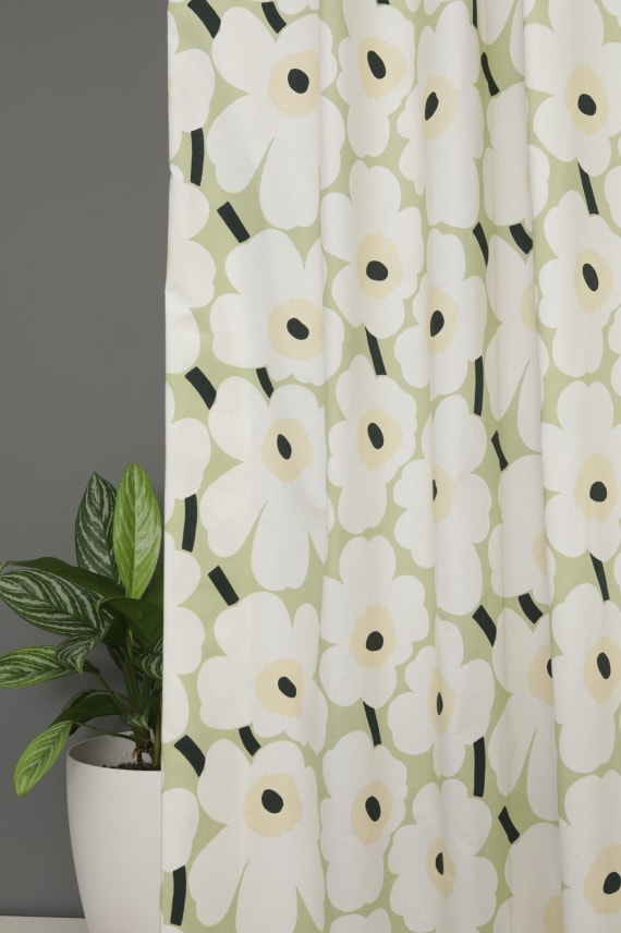 PIENI UNIKKO -puuvillakangas vihreä